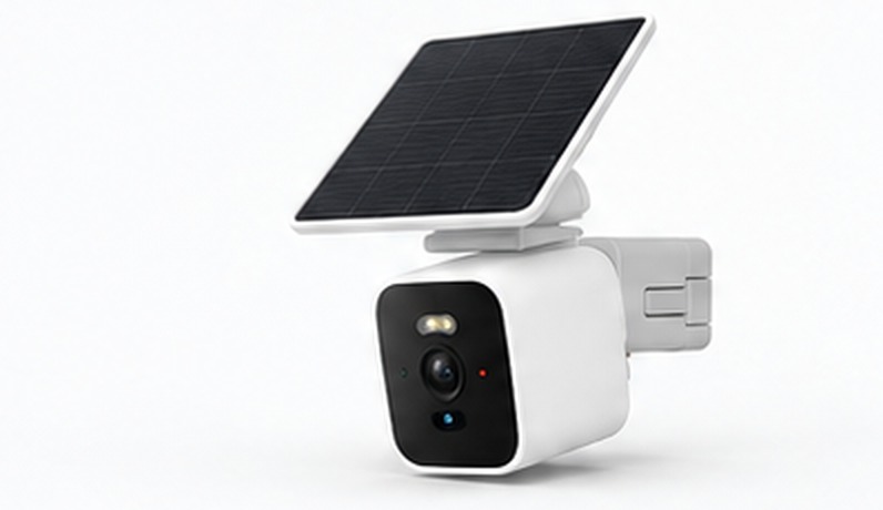 1 Solar Cam met zonnepaneel